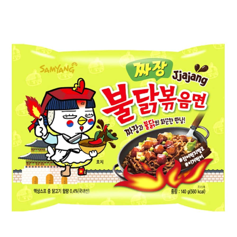 Buldak Poulet chaud Ramyeon (Jjajang), 140 g