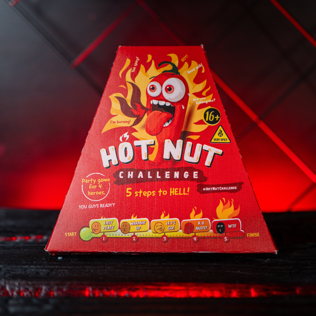 🔥 HOT-NUT Challenge 24 g – Ultra Scharfer Snack für Mutige | 5 Steps to Hell