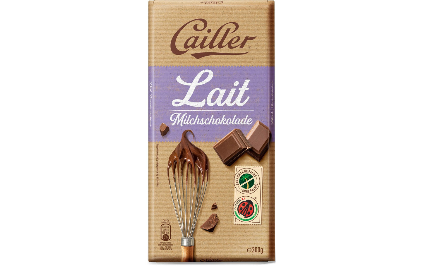 Cailler Tafelschokolade Milch 200 g