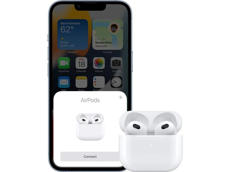 Apple True Wireless Écouteurs intra-auriculaires AirPods 3e génération MagSafe Blanc