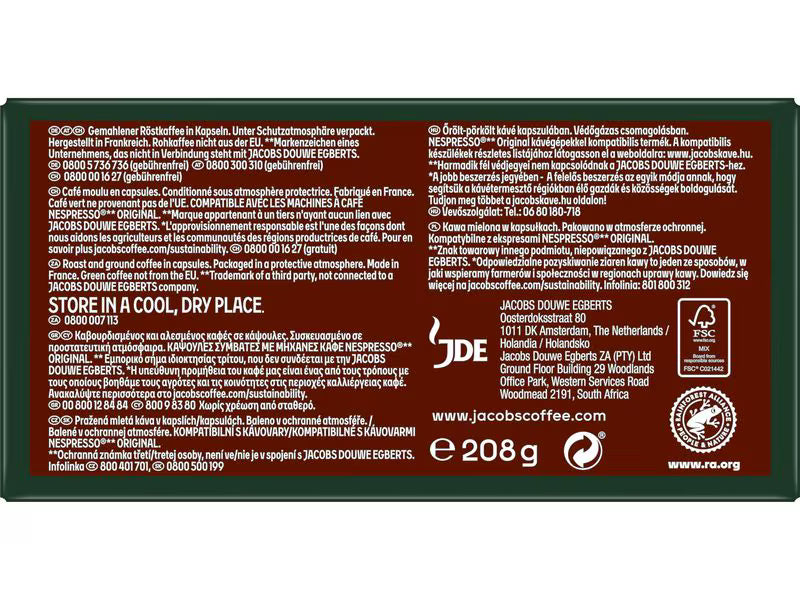 Jacobs, XXL 40 Kapseln Nespresso Kapseln