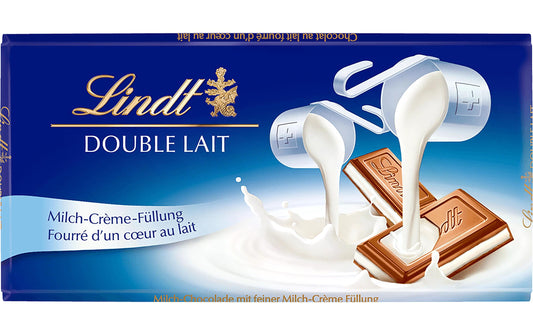 Lindt Tafelschokolade Double Lait 100 g