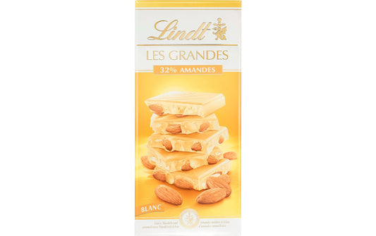 Lindt Tafelschokolade Les Grandes Weiss Mandel 150 g