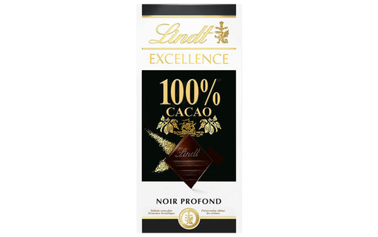 Lindt Tafel Excellence Noir 100% cacao 50 g