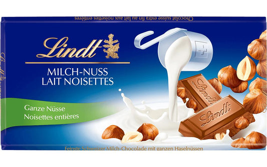 Lindt Tafelschokolade Milch Nuss 100 g