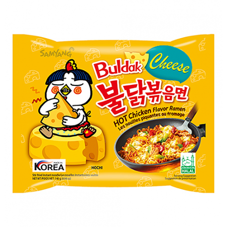 Buldak Hot Chicken Ramyeon Cheese, 140g