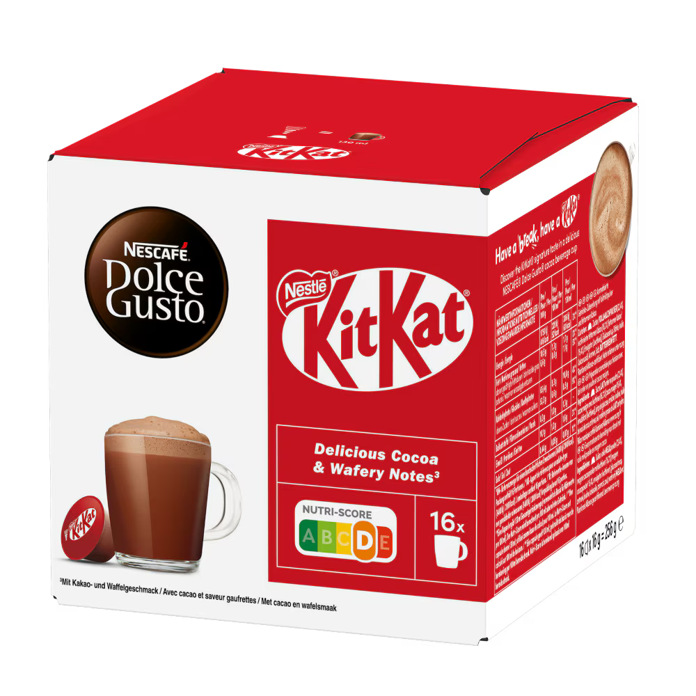 Nescafé KitKat 16 Kapseln für Nescafé Dolce Gusto