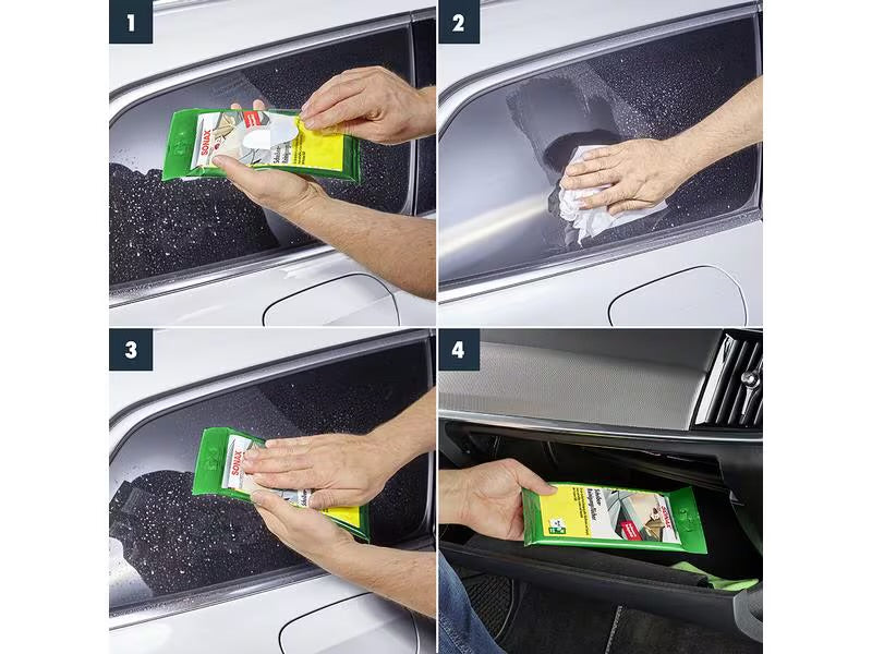 Chiffons de nettoyage pour vitres Sonax, sachet de 10 pièces