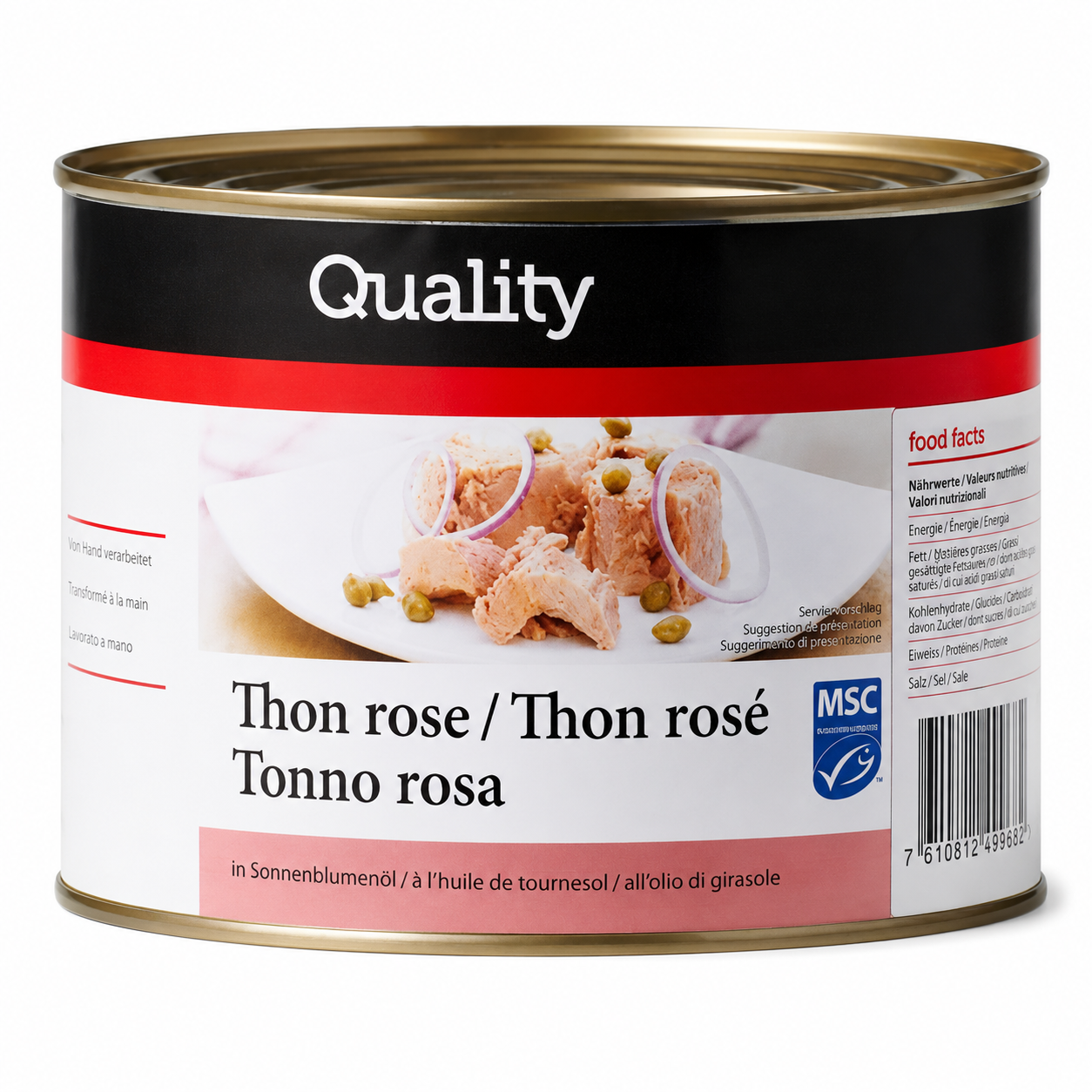 4x Quality MSC Thon Rosé à l'Huile 200g