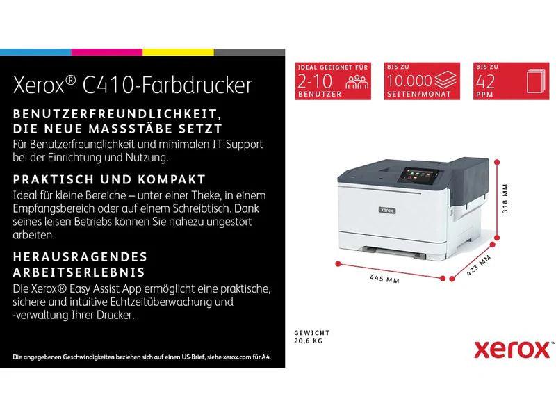 Xerox printer C410