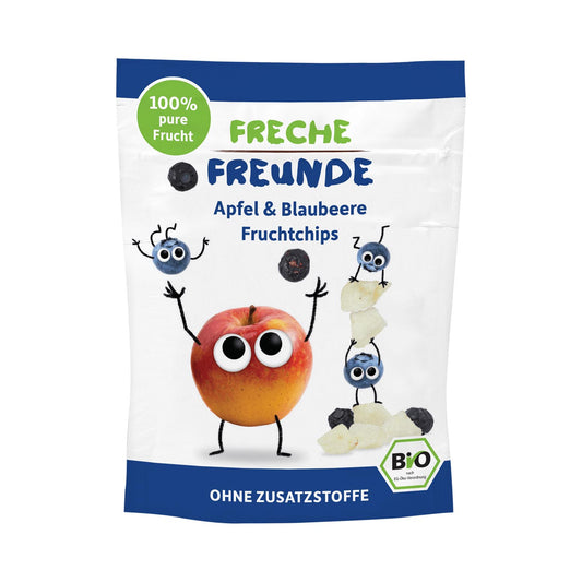 Fruit chips apple & blueberry, 16 g