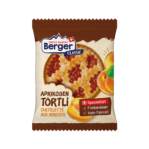 Berger Guetzli Apricot Tortli 74 g