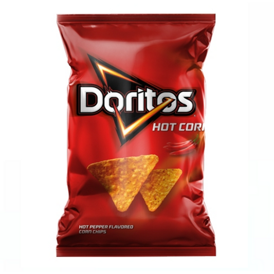 Doritos Hot Corn Chips, 100g
