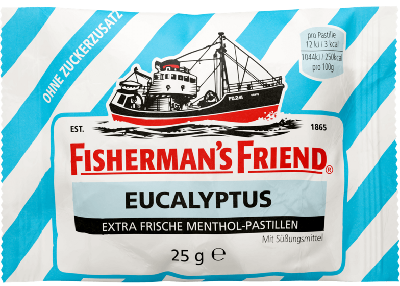 Fisherman's Bonbons Eucalyptus-Menthol 25 g