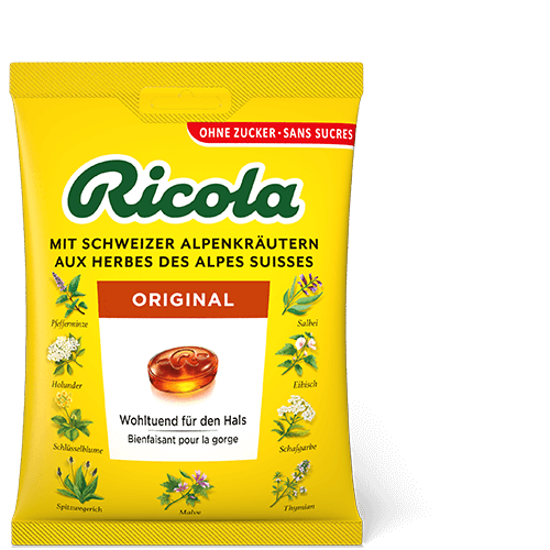 Ricola bonbons herbes sans sucre 125 g