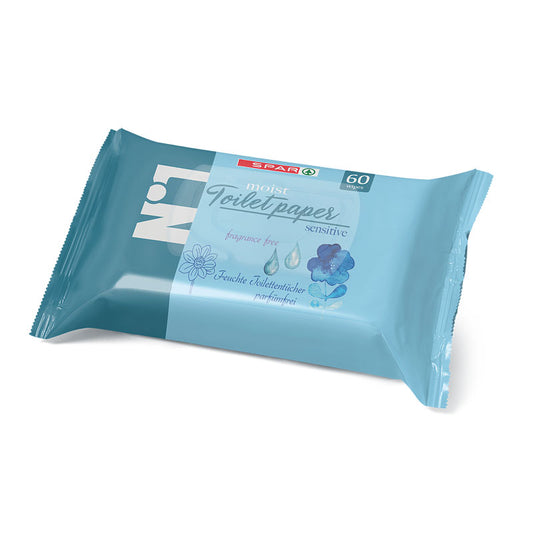 N°1 Wet Wipes Sensitive 60 pieces