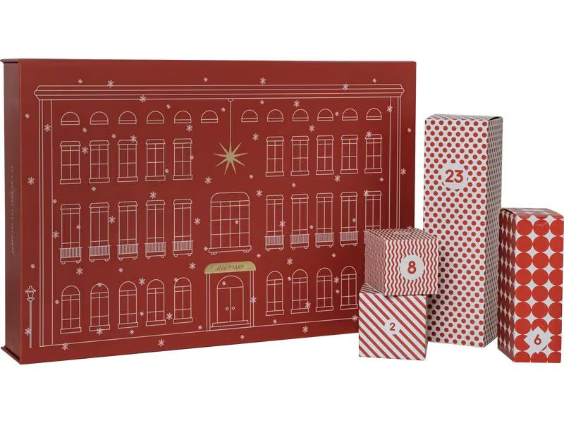 AVA & MAY Calendrier de l'Avent bougies parfumées et diffuseurs