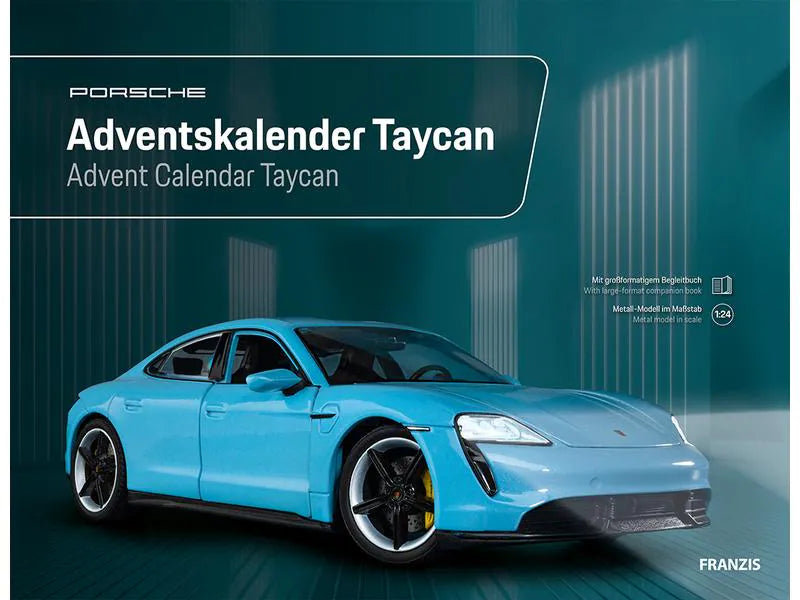 Calendrier de l'Avent Franzis Porsche Taycan 1:24
