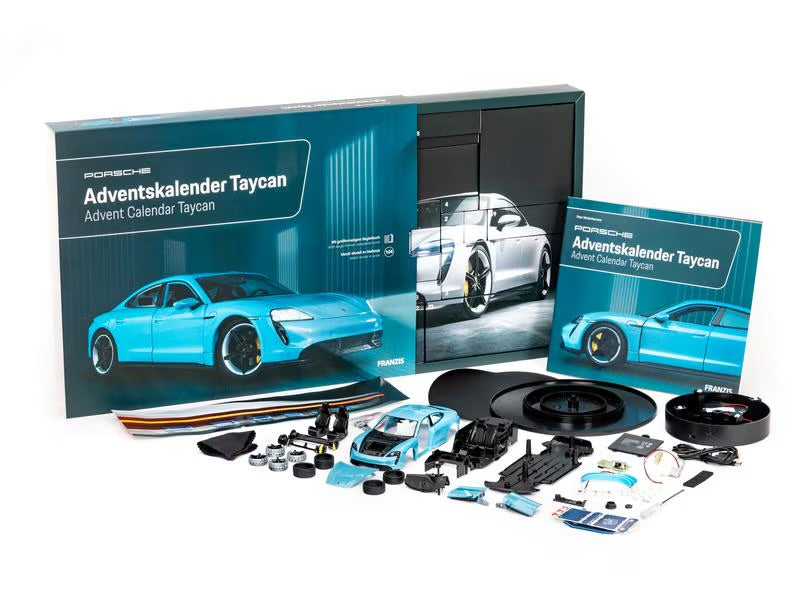 Calendrier de l'Avent Franzis Porsche Taycan 1:24