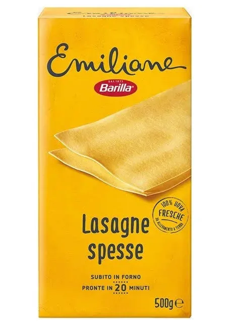 Barilla Emiliane Lasagne all'Uovo 500g