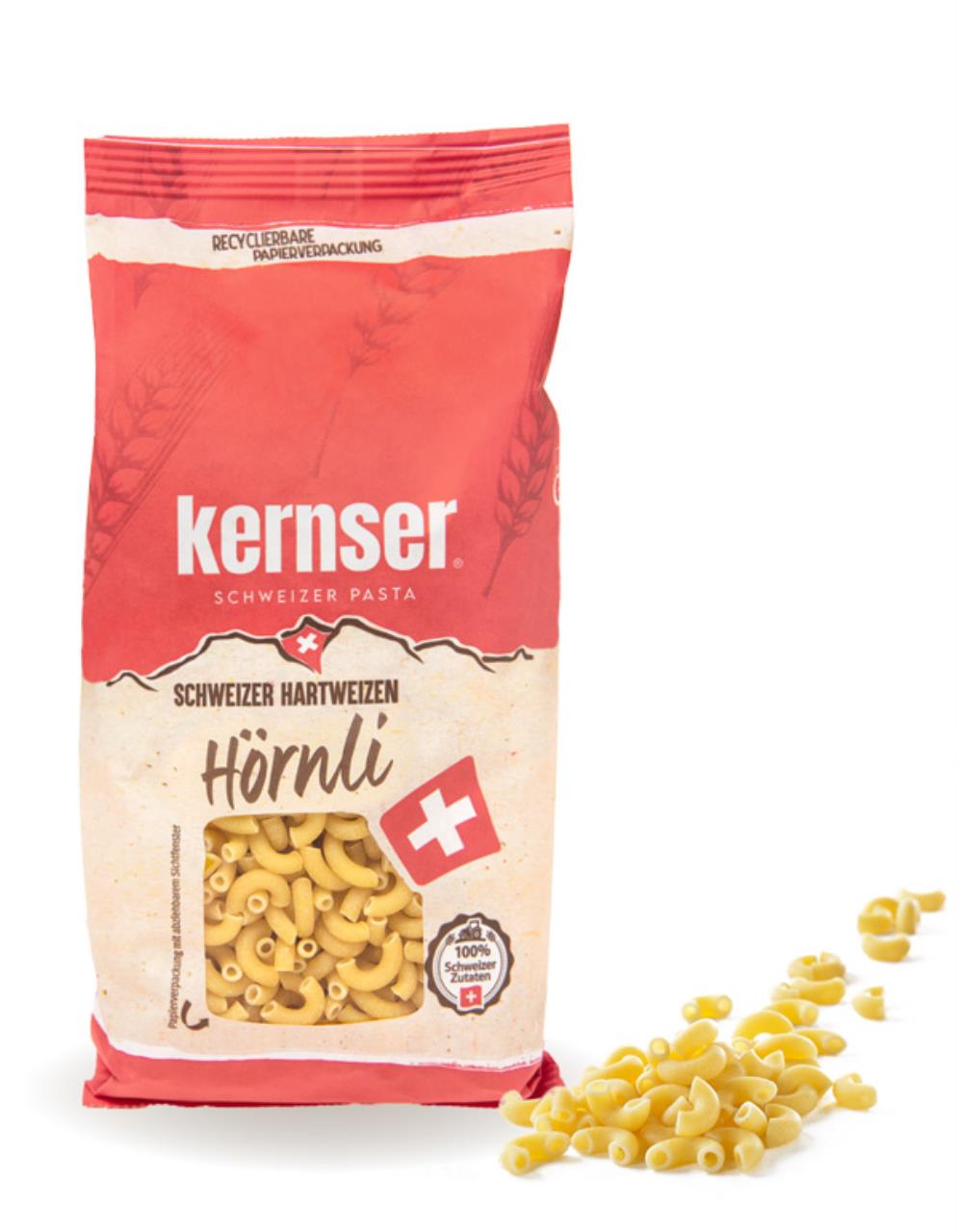 Kernser Schweizer Hartweizen Hörnli Vegan 400g
