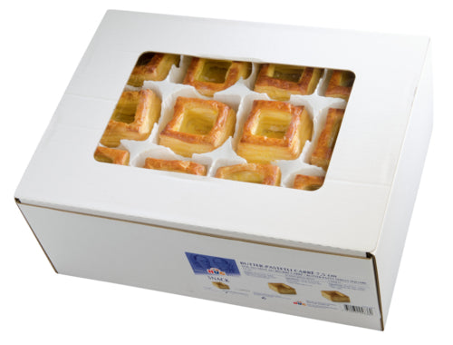 HUG Butter Pastetli Carré 7.5cm 36 Stück