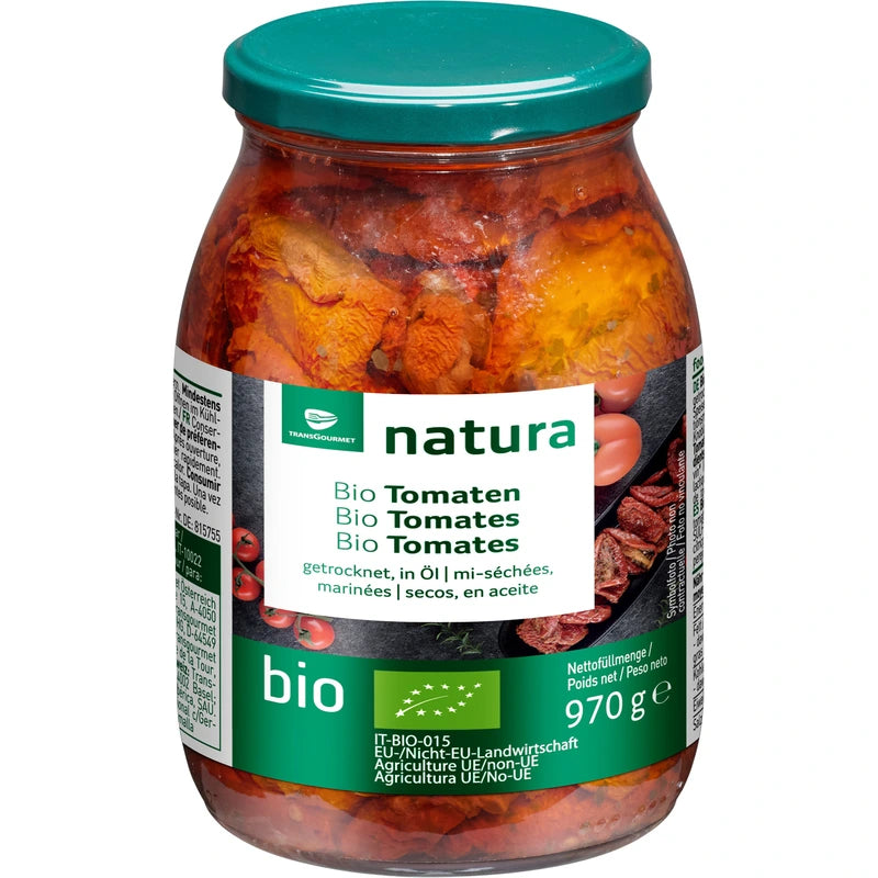 Bio Getrocknete Tomaten in Öl 970g