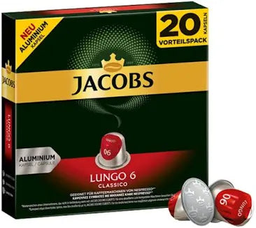 Lungo 6 Classico, 20 Kapseln Nespresso Kapseln