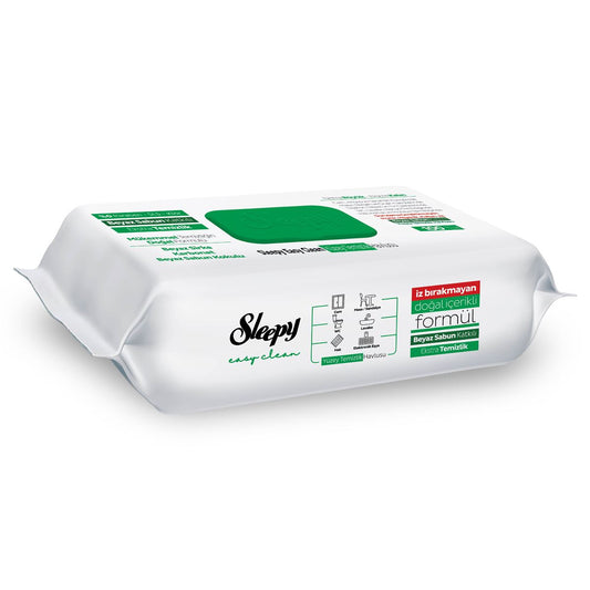 Easy Clean Surface Cleaning Wipes with Scented White Soap – Green