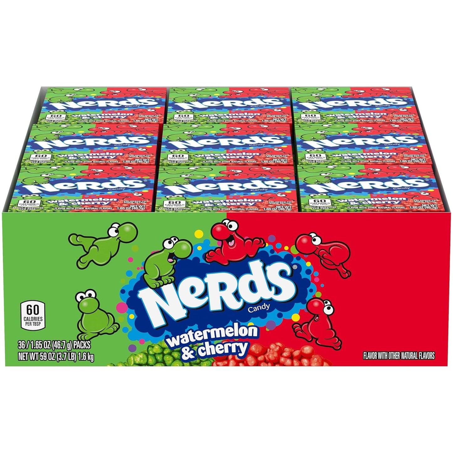 Nerds Candy Pastèque et Cerise 46,7 gx 36