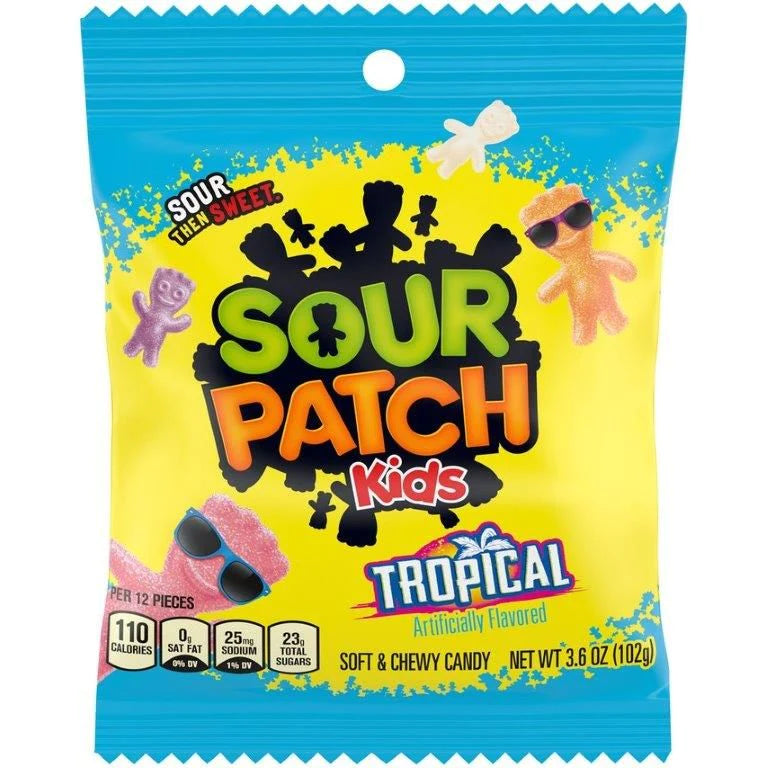 Sour Patch Enfants Tropical, 102g
