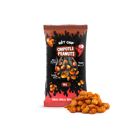 Chipotle Peanuts 70 g – Räucher-Chili-Erdnüsse mit Vollgummi