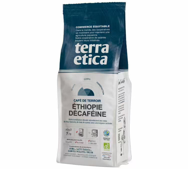 250 g - gemahlener Kaffee - Äthiopien Organic Decaffeinated - TERRA ETICA