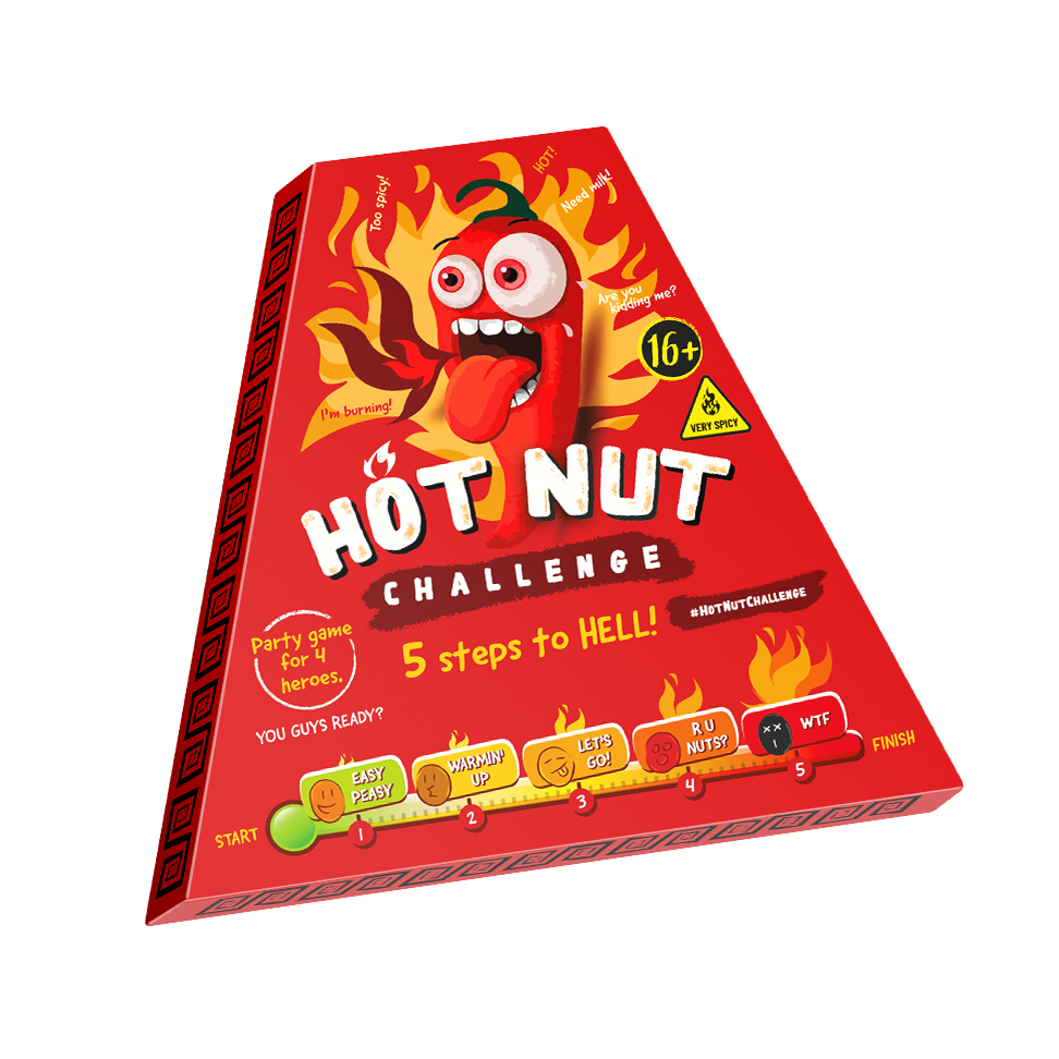 🔥 HOT-NUT Challenge 24 g – Ultra Scharfer Snack für Mutige | 5 Steps to Hell