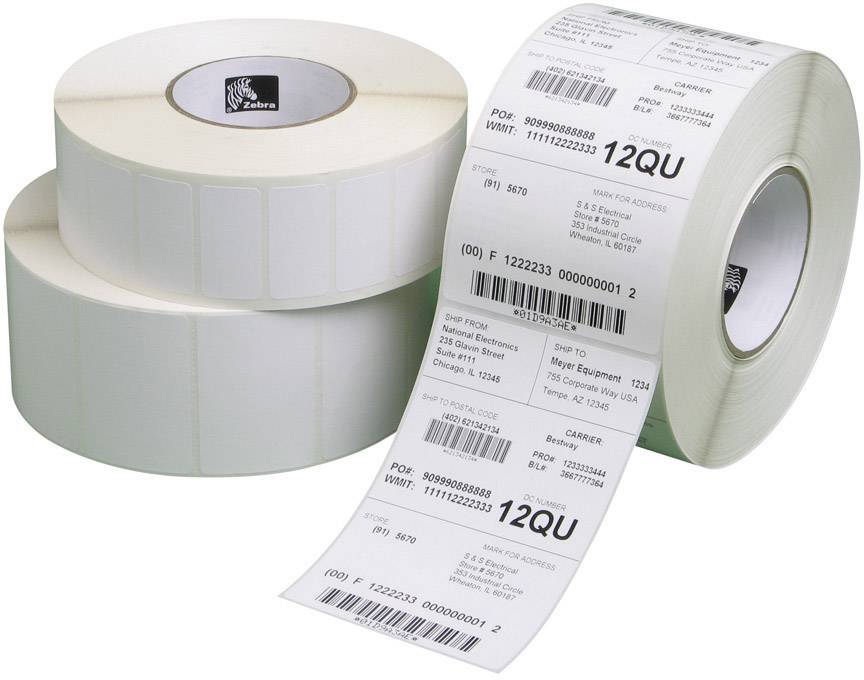 Zebra Z-Select 2000D, 57,2 x 31,8 mm, 12 rouleaux, permanente