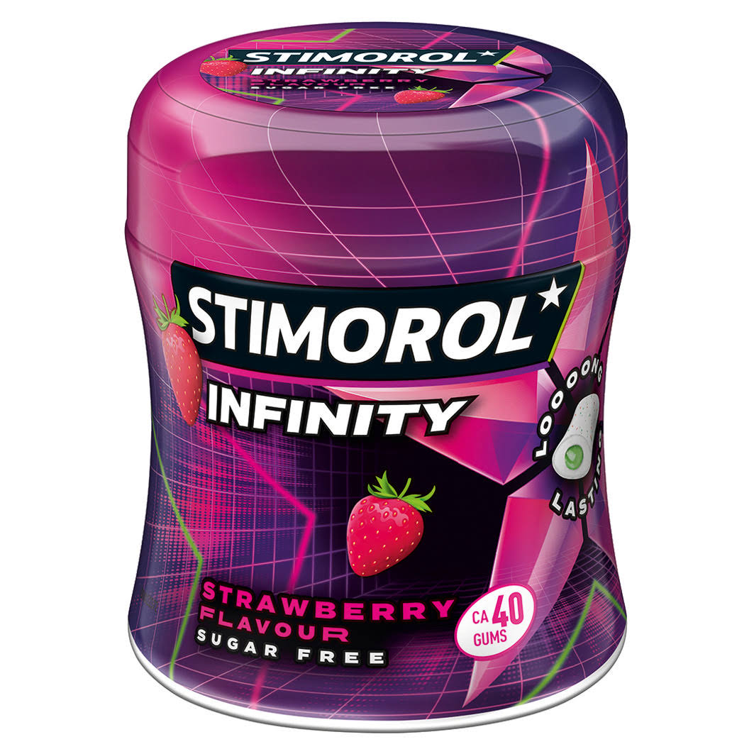 Stimorol Bottle Infinity Strawberry 88 g