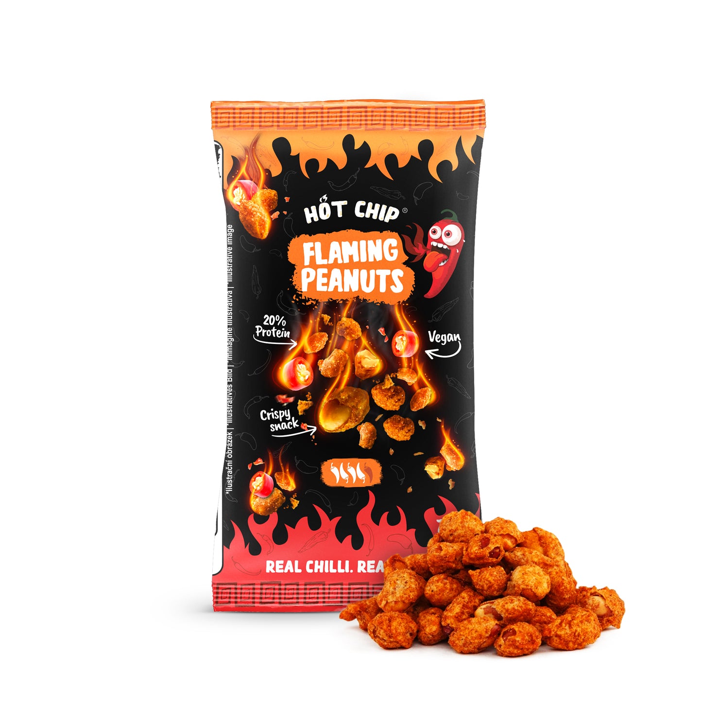Flamin‘ hot Erdnüsse, 70 g