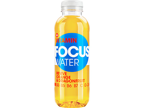 Focus Water, Revive Orange & Dragon Fruit 0.5 l