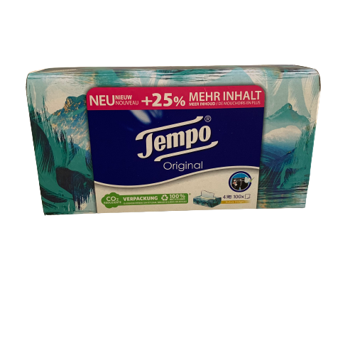 Tempo Taschentücher Box