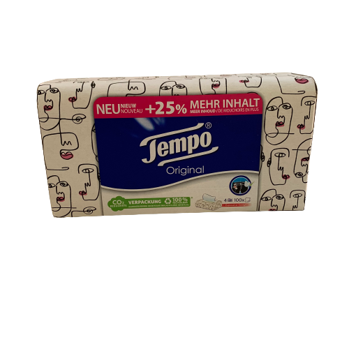 Tempo Taschentücher Box