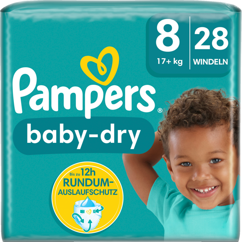 Pampers Baby-Dry XXL Grösse 8 17+ kg 28 Stück