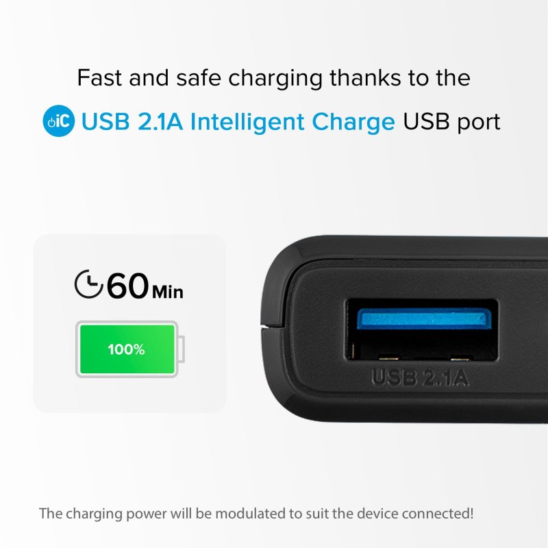 Charge rapide de la banque d'alimentation avec 10 000 mAh et 2 USB