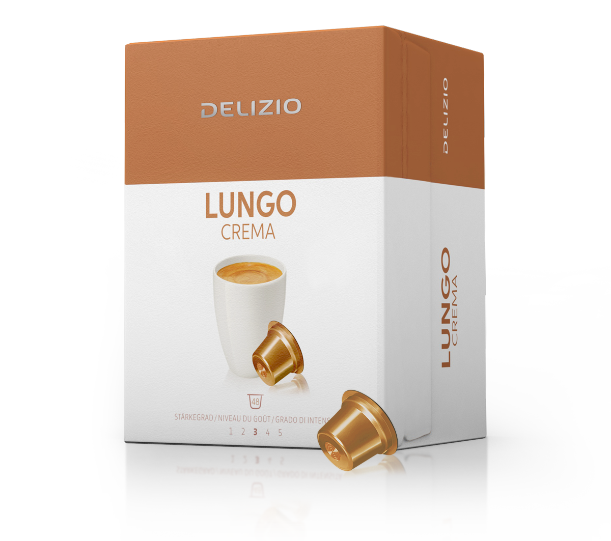 Delizio Lungo Crème 48 gélules