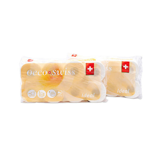 Oeco Swiss Ideal toilet paper 3-ply, 8 rolls
