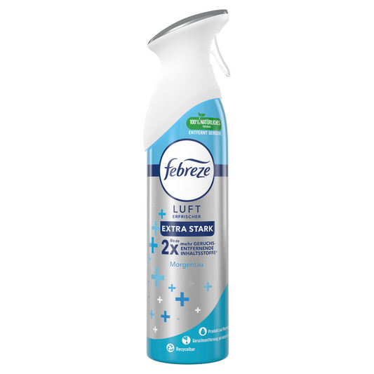 Febreze air freshener extra strong morning dew, 300ml