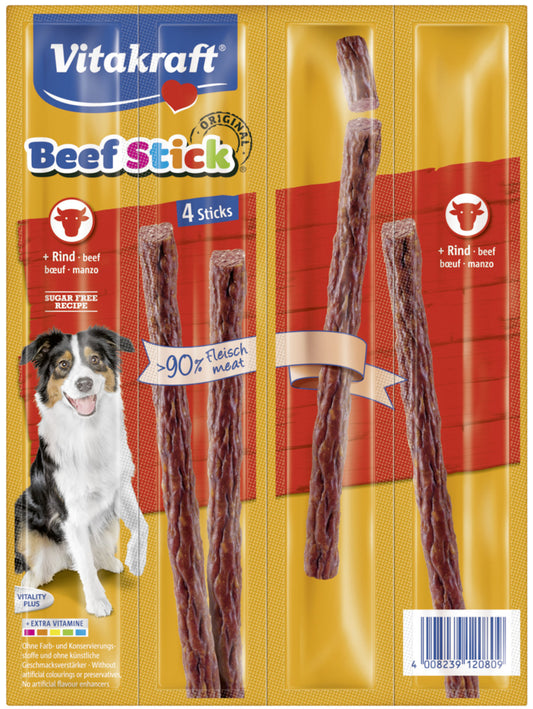 Vitakraft Beef-Stick Salami Beef 4x12 g Pack