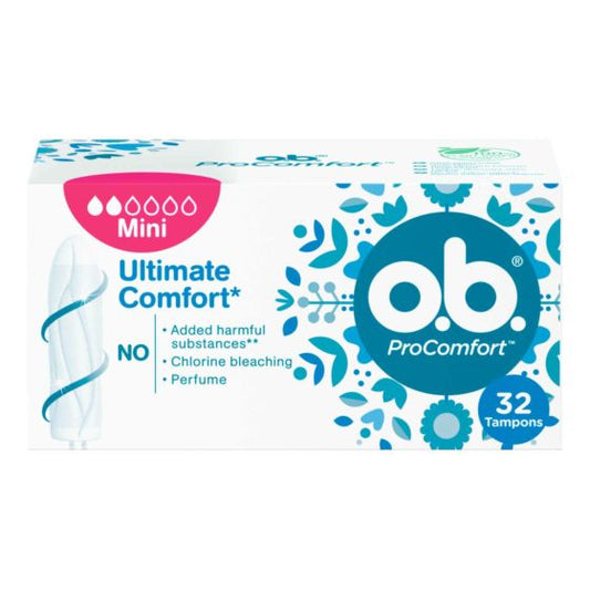 OB Tampons PRO Comfort Mini, 32 pcs