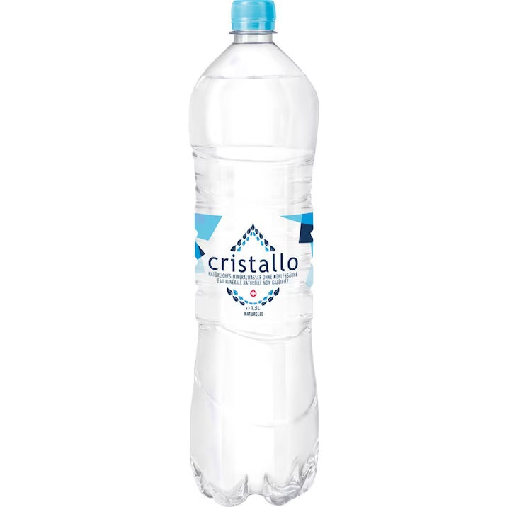 Cristallo blau ohne Kohlensäure, PET 1,5 l