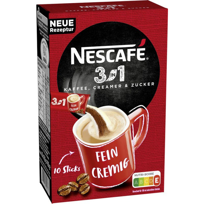 Nescafé Classic 3-en-1 10 sachets de café instantané