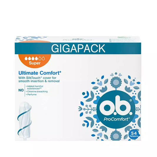 OB Tampons Pro Comfort Super, 54 pcs